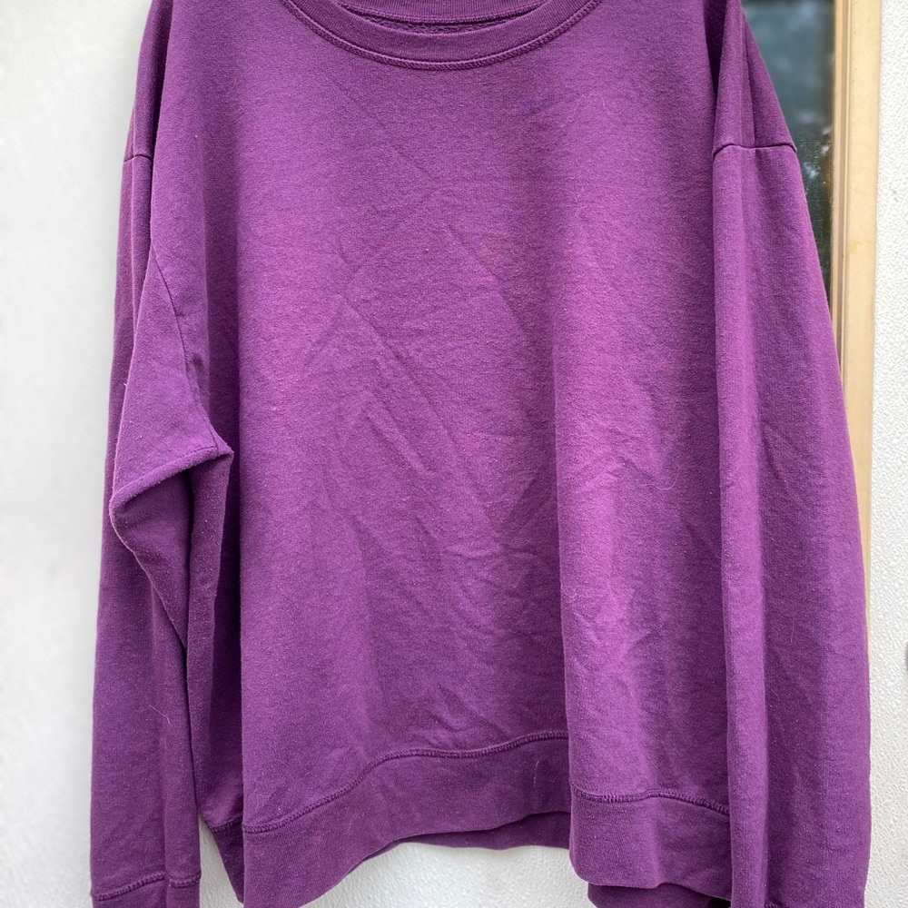 Basic purple sweater